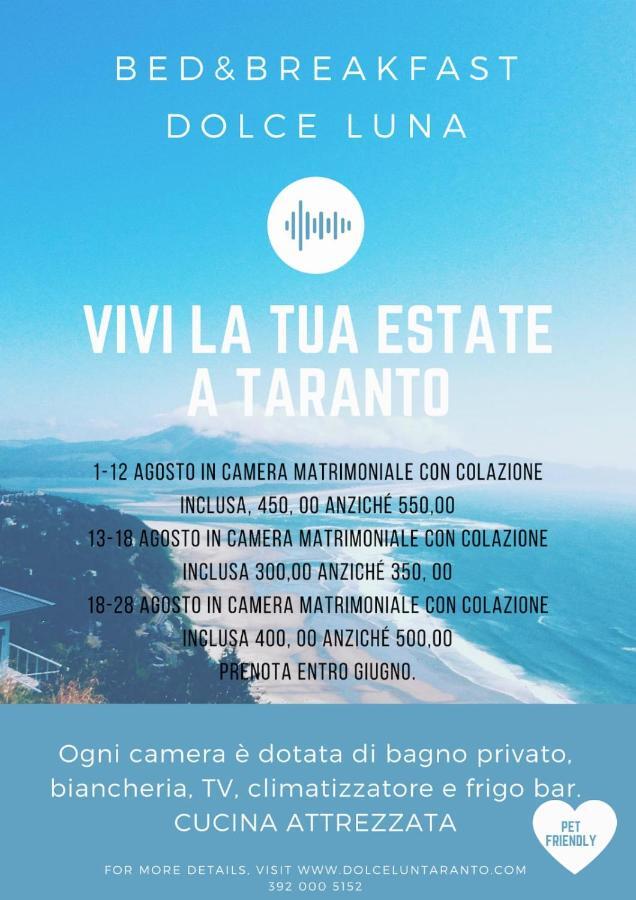 B&B Dolce Luna Таранто Екстер'єр фото